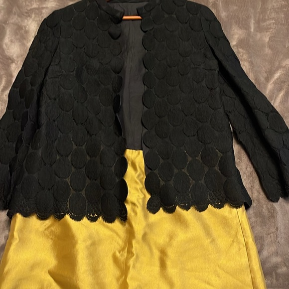 VINTAGE | Black Dotted Lace Cardigan - sz S/M - Picture 10 of 10